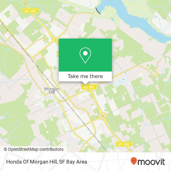Mapa de Honda Of Morgan Hill