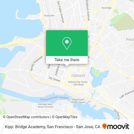 Kipp: Bridge Academy map