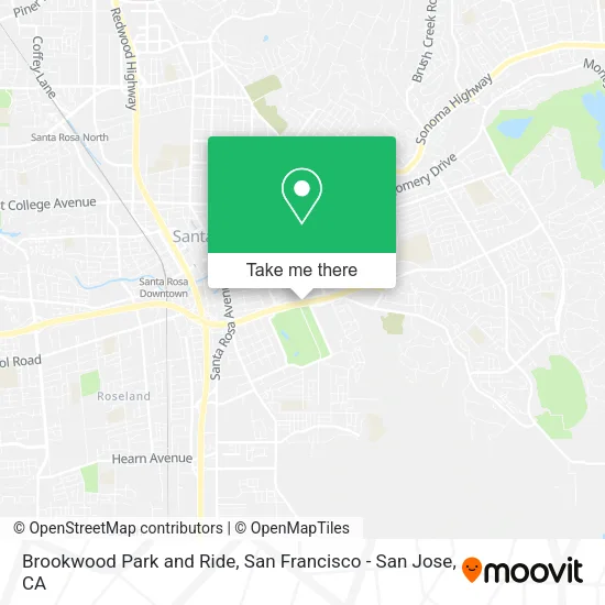 Mapa de Brookwood Park and Ride