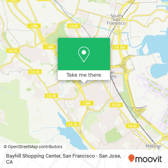 Bayhill Shopping Center map
