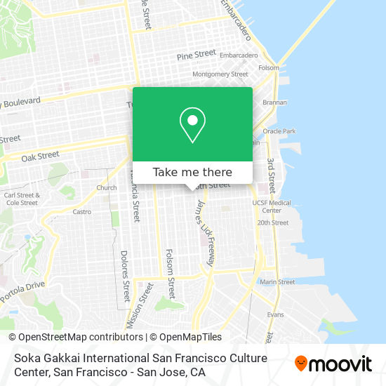 Soka Gakkai International San Francisco Culture Center map