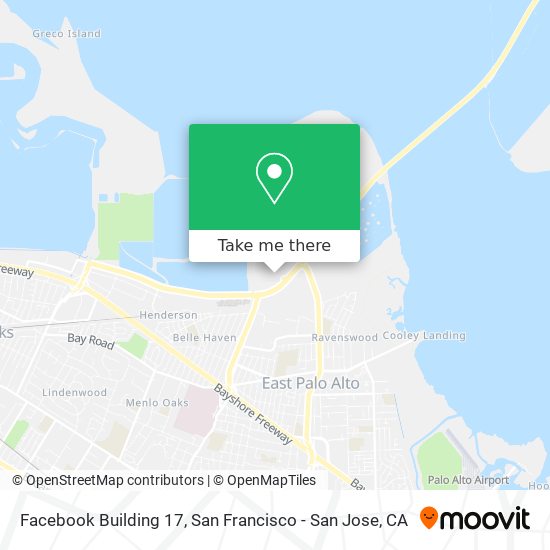Mapa de Facebook Building 17