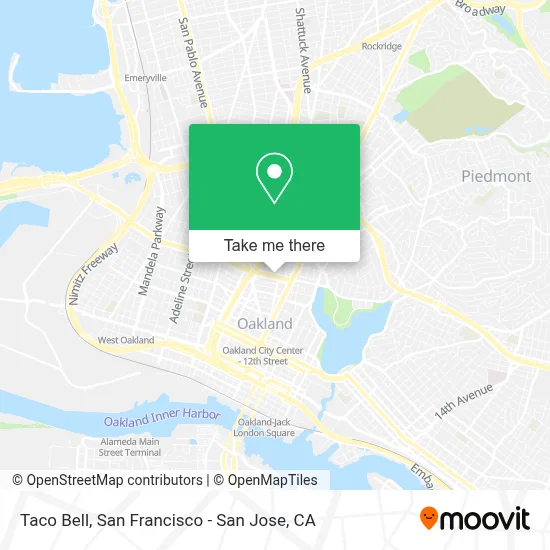 Taco Bell map