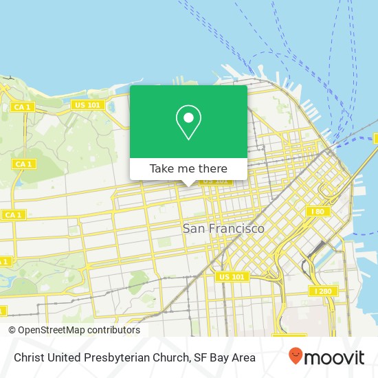 Christ United Presbyterian Church map