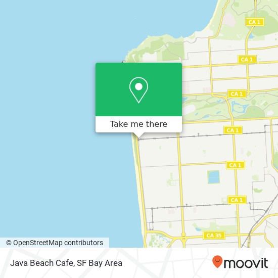 Mapa de Java Beach Cafe