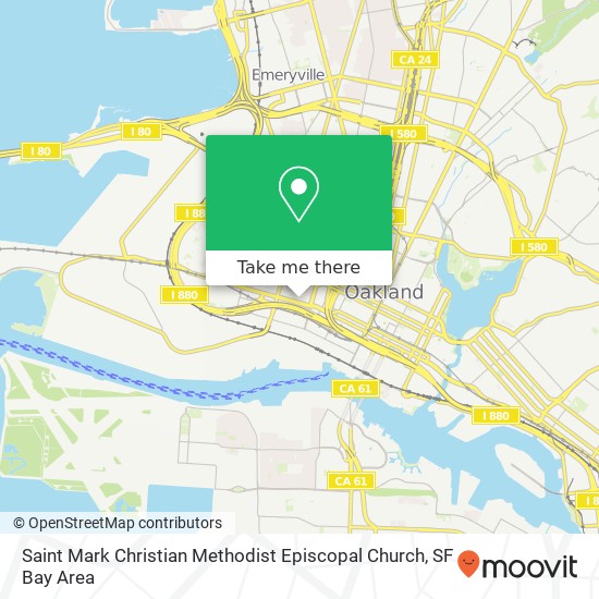 Saint Mark Christian Methodist Episcopal Church map