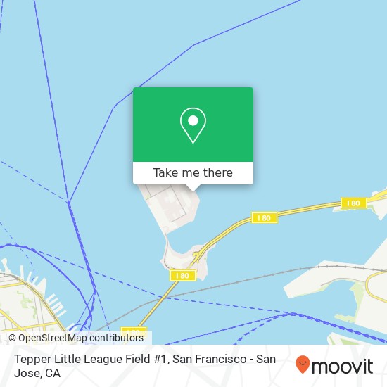 Tepper Little League Field #1 map