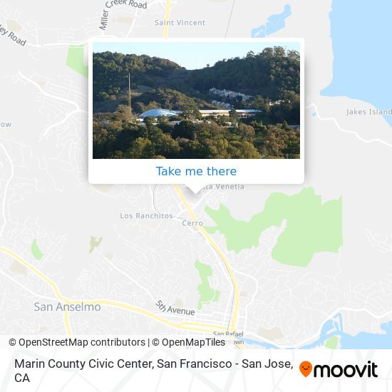 Mapa de Marin County Civic Center
