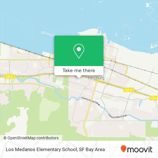 Mapa de Los Medanos Elementary School