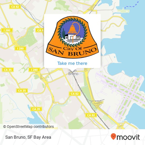 San Bruno map