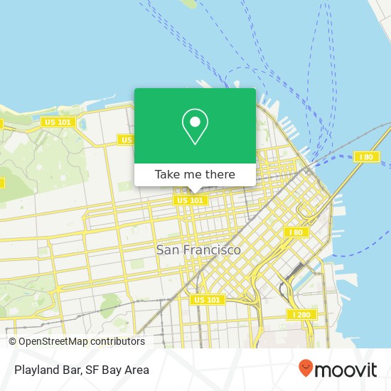 Mapa de Playland Bar