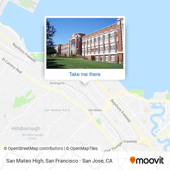 Mapa de San Mateo High