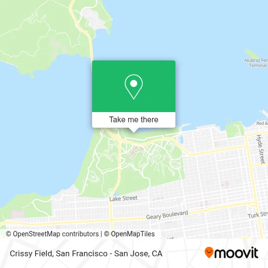 Crissy Field map