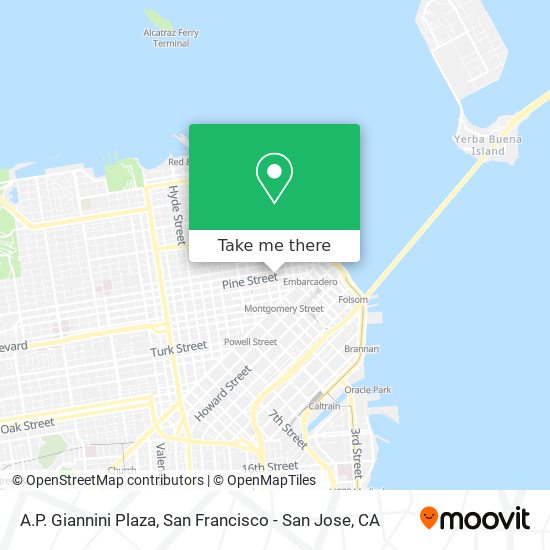 Mapa de A.P. Giannini Plaza