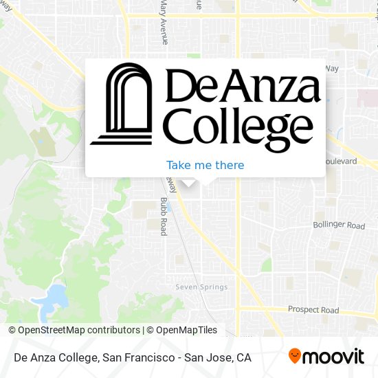 Mapa de De Anza College