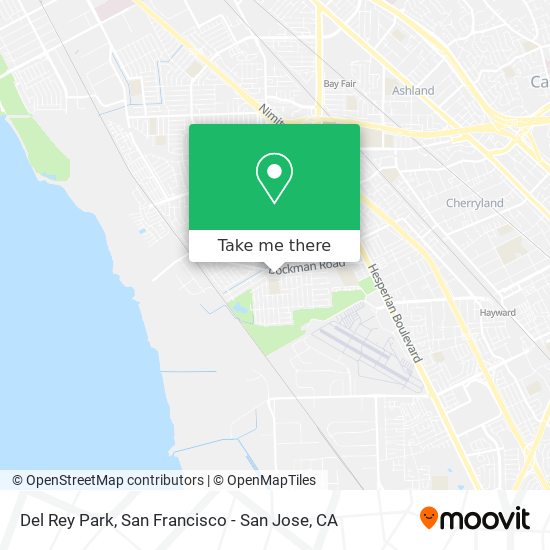 Del Rey Park map