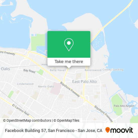 Facebook Building 57 map