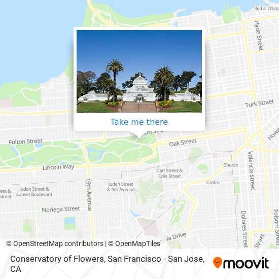 Conservatory of Flowers map