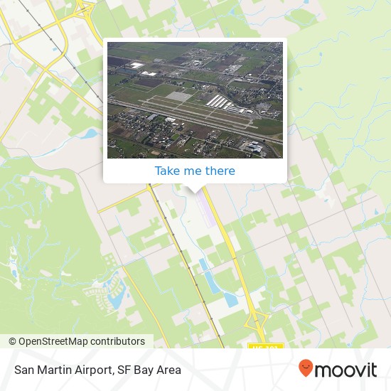 San Martin Airport map