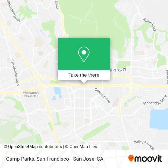Camp Parks map
