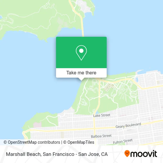 Mapa de Marshall Beach
