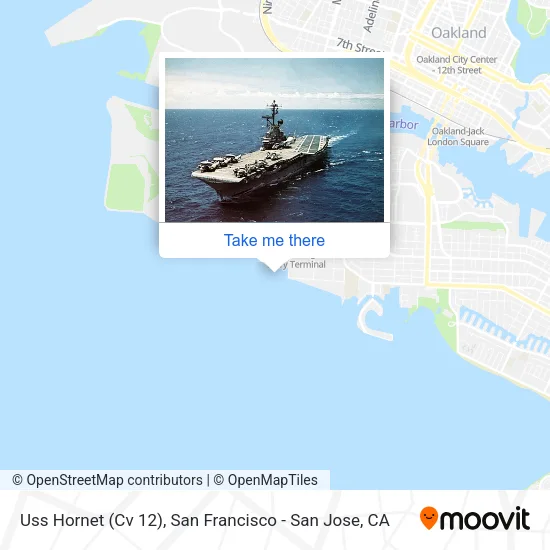 Mapa de Uss Hornet (Cv 12)