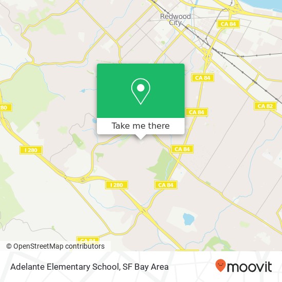 Mapa de Adelante Elementary School