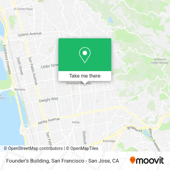 Mapa de Founder's Building