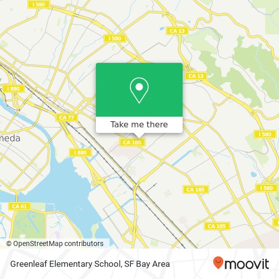 Greenleaf Elementary School map