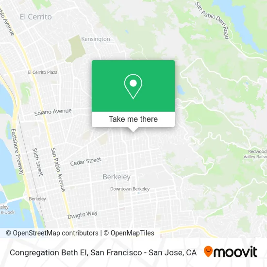 Mapa de Congregation Beth El
