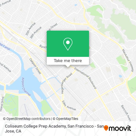 Coliseum College Prep Academy map
