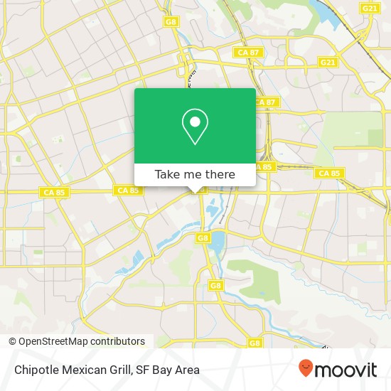 Mapa de Chipotle Mexican Grill