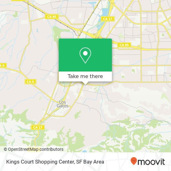 Mapa de Kings Court Shopping Center