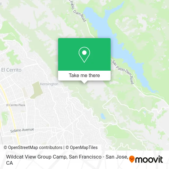 Wildcat View Group Camp map