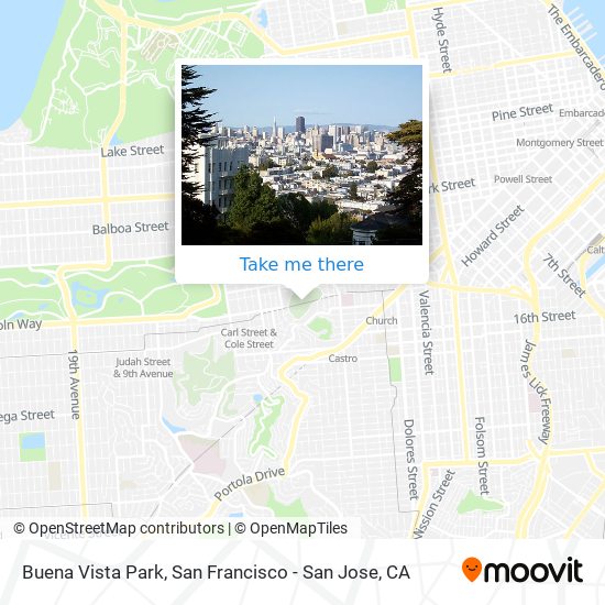 Buena Vista Park map