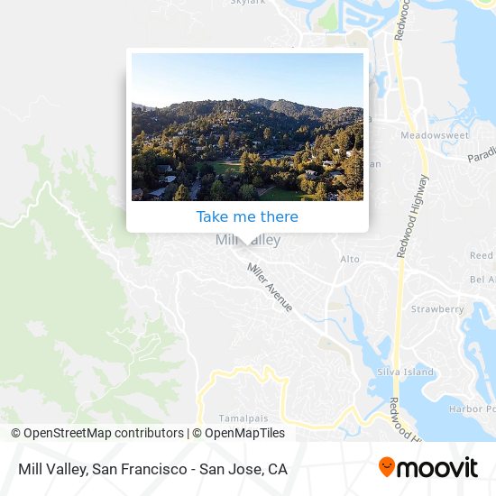 Mill Valley map