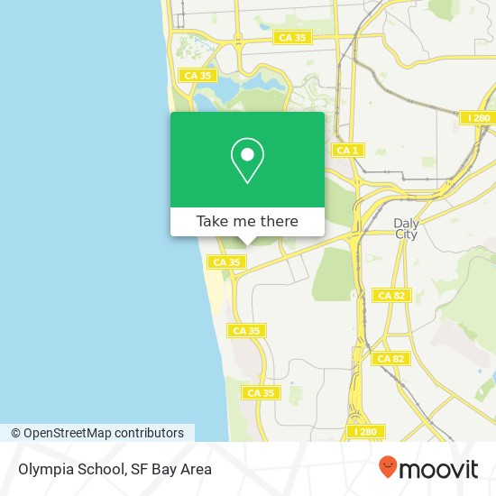 Olympia School map