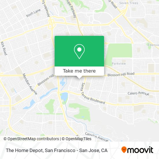 The Home Depot map