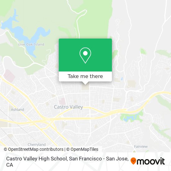 Castro Valley High School map