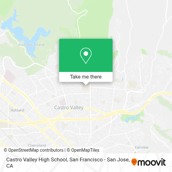 Castro Valley High School map