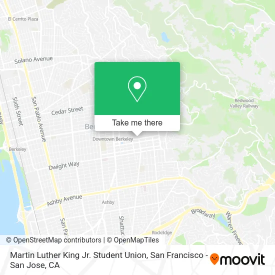 Mapa de Martin Luther King Jr. Student Union