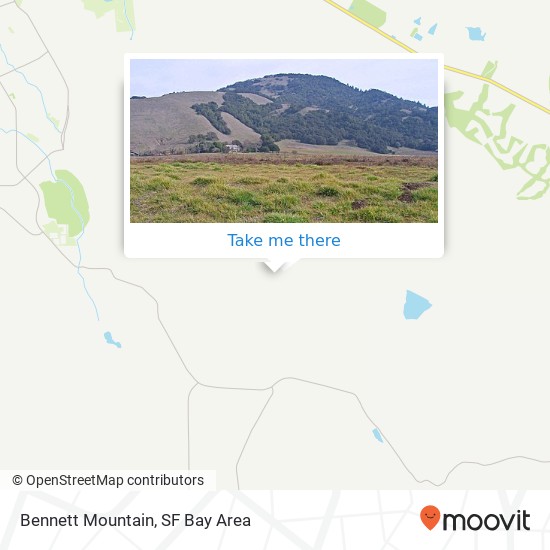 Bennett Mountain map