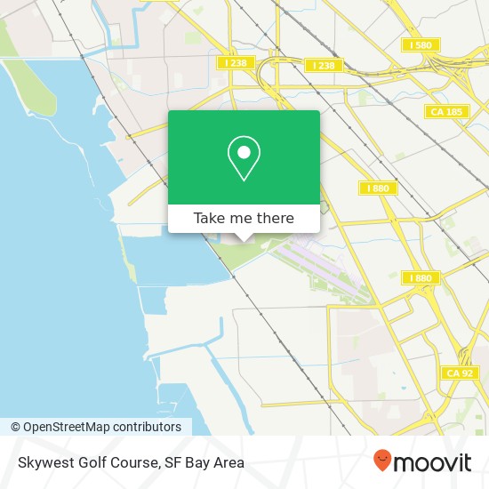 Skywest Golf Course map