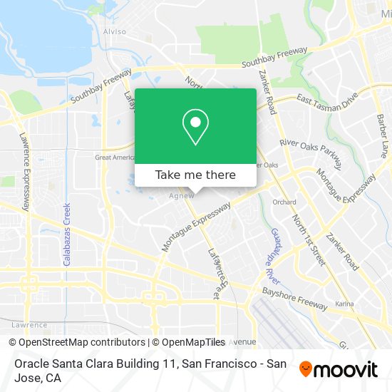 Oracle Santa Clara Building 11 map