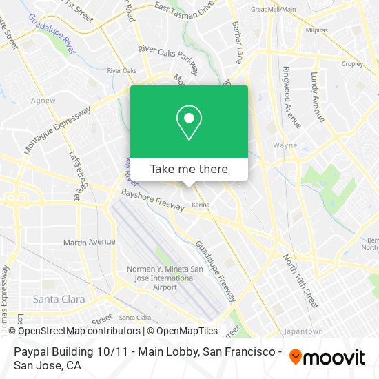 Mapa de Paypal Building 10 / 11 - Main Lobby