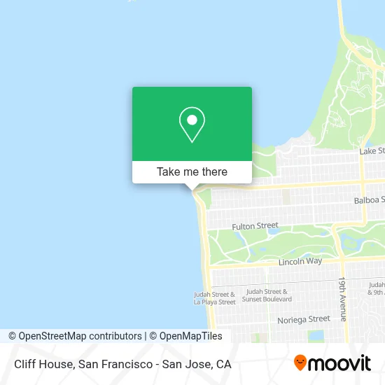 Cliff House map