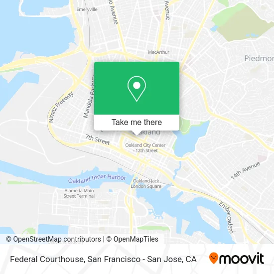 Federal Courthouse map