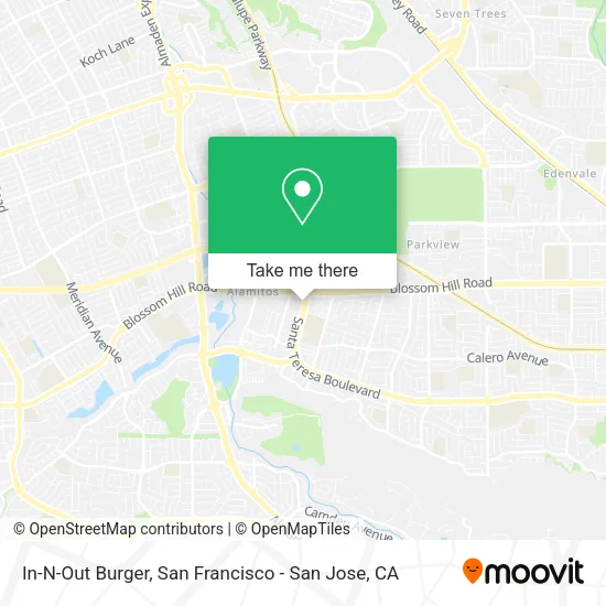 Mapa de In-N-Out Burger