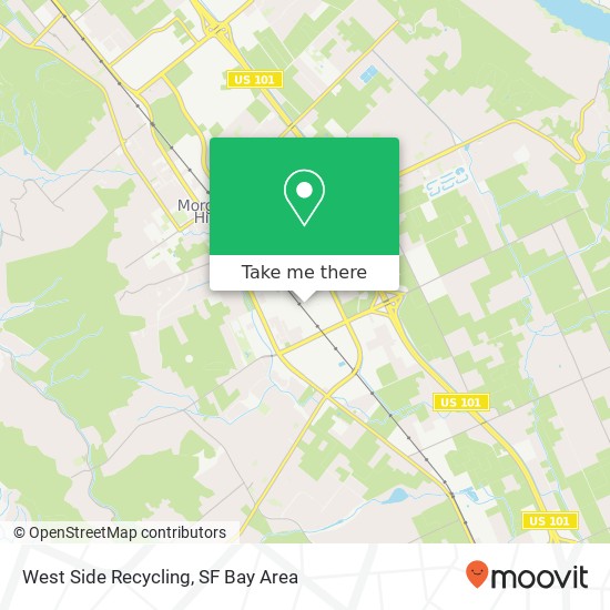 Mapa de West Side Recycling