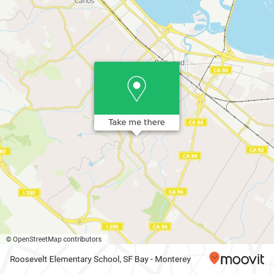 Mapa de Roosevelt Elementary School